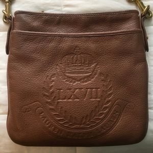 Ralph Lauren Leather Burgundy Crossbody